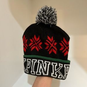 VS Pink winter hat